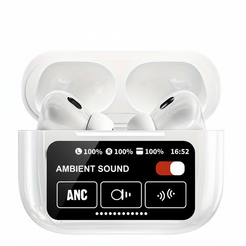 A9 Pro Touch Screen Wireless Earbuds