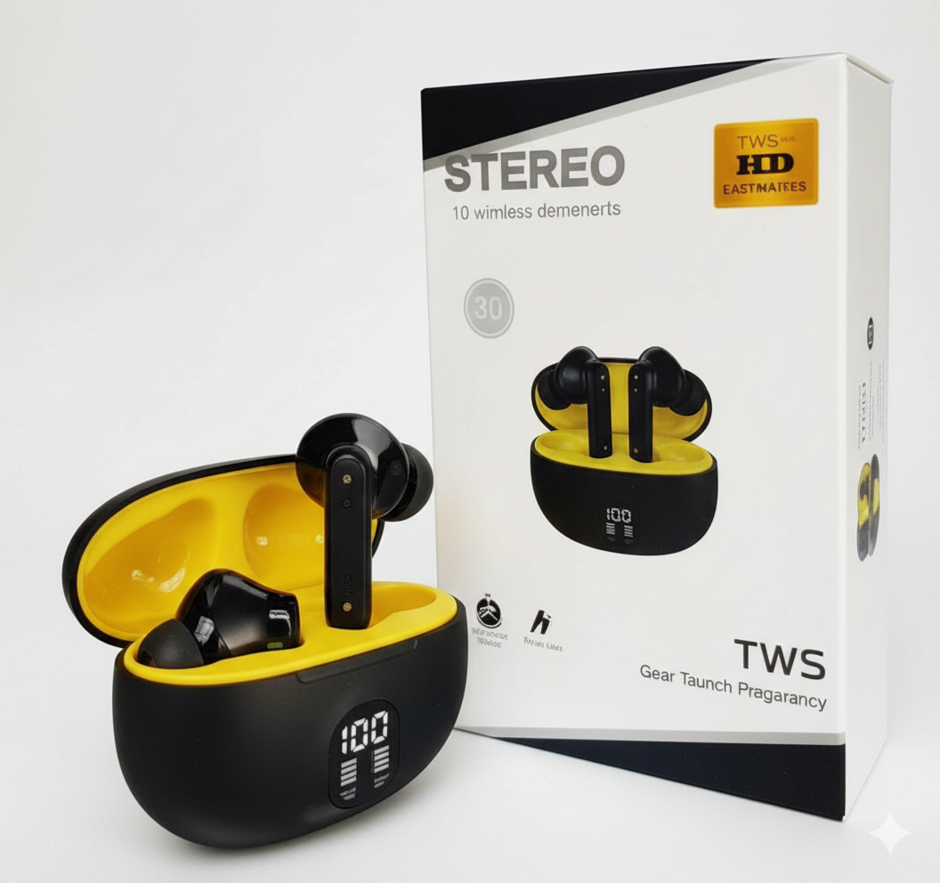 TWS Stereo Airbuds
Wireless Bluetooth earbuds
TWS earbuds Pakistan
Bluetooth earbuds price in Pakistan
Wireless airbuds with mic
Stereo sound earbuds
Bluetooth earbuds for Android
Bluetooth earbuds for iPhone
Budget wireless earbuds Pakistan
TWS airbuds online Pakistan